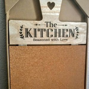 Kitchen Memo Cork Decorative piece